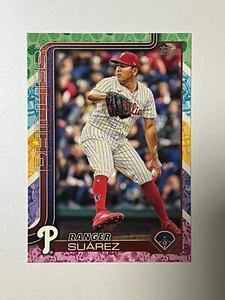 2025 Topps Series 1 Ranger Suarez Easter Egg Pastel Parallel #56 Phillies - Bild 1 von 2