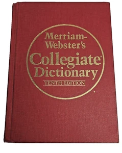 VTG Merriam-Webster's Collegiate Dictionary, 10th Edition, Burgundy L - Imagen 1 de 12