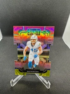 Tuli Tuipulotu Red/Yellow Die-Cut Prizm Rookie RC 2023 Select Card #53 Chargers - Bild 1 von 2