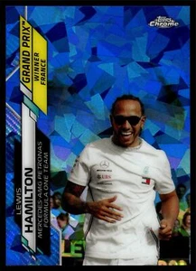 2020 Topps Chrome SAPPHIRE Formula 1 LEWIS HAMILTON #140 MERCEDES FRANCE - Picture 1 of 2