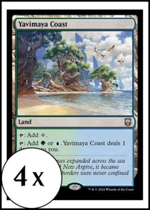 MTG - 4 x Yavimaya Coast - Modern Horizons 3 Commander - Playset 4x x4 - Picture 1 of 2