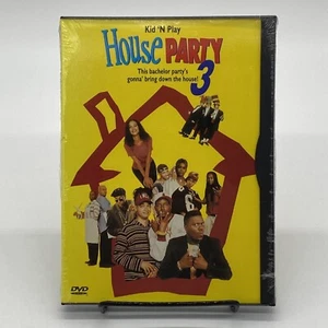 House Party 3 DVD R 1994 Comedy Bernie Mac Gilbert Gottfried New Sealed - Imagen 1 de 3