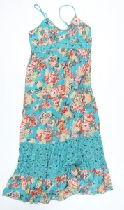 BHS Women's Multicoloured Floral Midi Dress - Picture 1 of 12