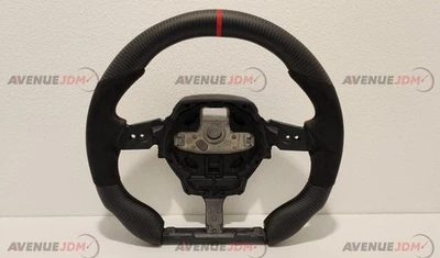 Volante de fibra de carbono para Lamborghini Huracan EVO Performante STO - rojo Foto 1 de 4