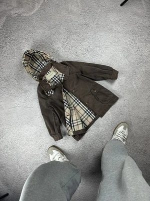 Chaqueta vaquera vintage Burberry Nova Full Cell descolorida niño’s mujer’s talla 5Y/110 cm Foto 1 de 4