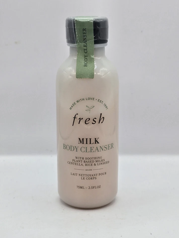 Limpiador corporal de leche fresca calmante piel limpia 75 ml/2,5 oz Foto 1 de 1
