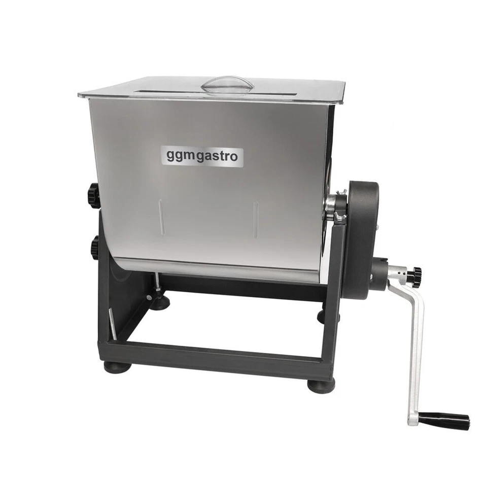 GGM Gastro Fleischmischer 28L 25kg Edelstahl, Manuelle Bedienung per Kurbel - Bild 1 von 4