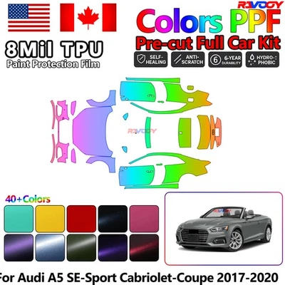Precut PPF Paint Protection Film For Audi A5 SE-Sport Cabriolet-Coupe 2017-2020 - Image 1 of 4