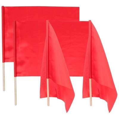 4 Pcs Signalflaggen The Referee Schiedsrichterflagge Wehende - Bild 1 von 4