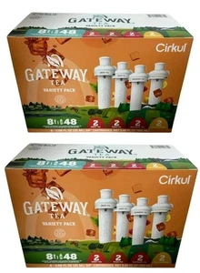 8 Cirkul Gateway Wasserkartuschen mit Teegeschmack verschiedene Schlucke Packung, NEU! - 2 HÜLLEN - Bild 1 von 1