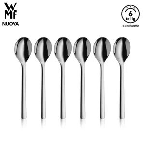 WMF Nuova Kaffeelöffel B-Ware 6-tlg Cromargan®, Teelöffel, Mokkalöffel, Besteck - Bild 1 von 5