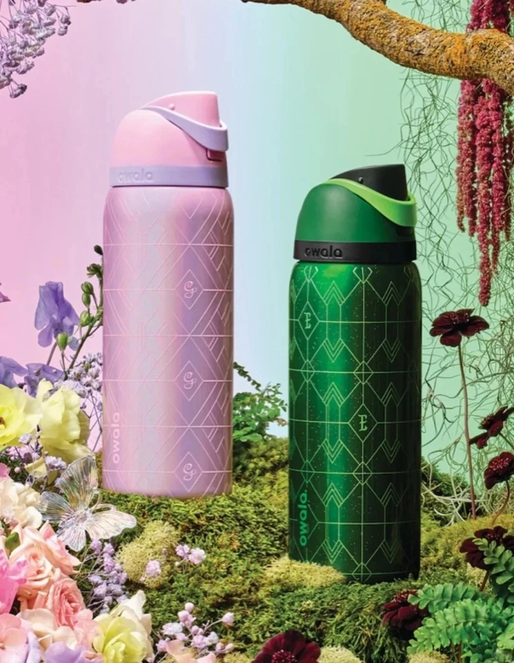 Nuevo Owala Wicked For Good Glinda & Elphaba 32oz paquete freesip en mano regalo Foto 1 de 4