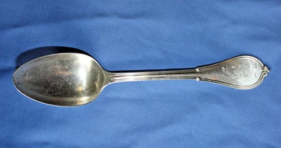 1861 Gorham Cottage Sterling Silver 5.75" Teaspoon Patent 1861 AMS Monogram - Image 1 of 4