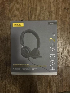 Jabra Evolve2 40 SE USB-C, UC Stereo Wired Headset Open box - Afbeelding 1 van 4