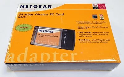 New Netgear WG511v2 54 Mbps Wireless PC Card - Image 1 of 2