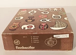 Finnbastler 2311 Hearts Finland Wood Craft MAY or MAY NOT Be Complete Sold AS IS - Picture 1 of 8