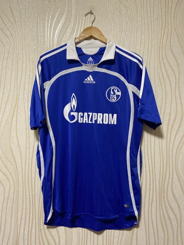 SCHALKE 2007 2008 HOME FOOTBALL SHIRT SOCCER JERSEY ADIDAS 636895 sz L MEN BLUE Cover