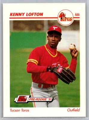 1991 Line Drive AAA #614 Kenny Lofton - Image 1 of 2