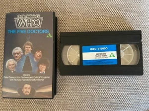 Doctor Dr Who The Five Doctors VHS BBCV 2020 VERY RARE EARLY BBC VIDEO CASSETTE - Bild 1 von 5