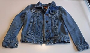 Faded Glory Original Girls Blue Denim Button Sleeve Jacket Size XS (4-5) - EUC - Picture 1 of 6