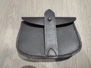 WW 1 REPRODUCTION SAM BROWNE OFFICERS LEATHER CARTRIDGE POUCH (2) - Picture 1 of 11