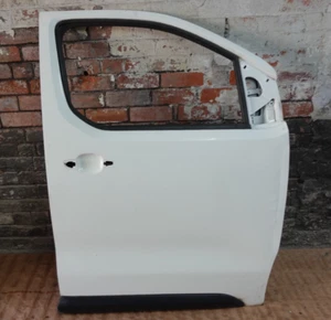 41727 OT SDE 2018 PEUGEOT EXPERT OSF RIGHT FRONT BARE DOOR IN WHITE COLOUR. EWPA - Picture 1 of 9