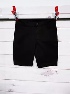 Pantalones cortos para mujer Lane Bryant, talla 16, negros, bolsillos delanteros planos - Imagen 1 de 6