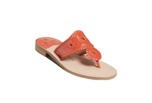 Jack Rogers Women’s Jack Flat Sandals ~ Size 6.5 | Fire Red 🖤 - Picture 1 of 7