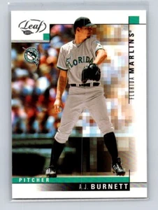 2003 Leaf #164 A.J. Burnett Florida Marlins - Picture 1 of 2