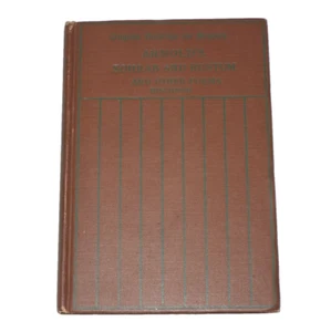 English Readings for Schools Arnold's Sohrab and Rustum and Other Poems, 1911 - Imagen 1 de 5