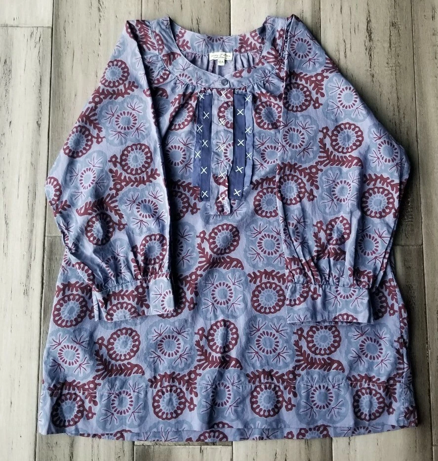 Eliane Et Lena Girls Tunic Floral Purple Size 12A - Image 1 of 4