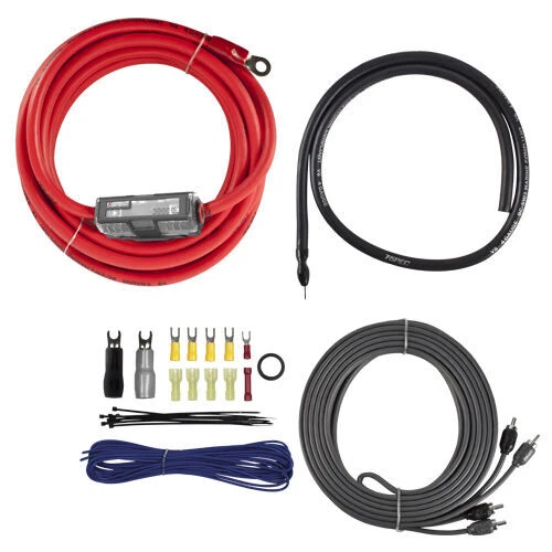T-Spec V8AK4 V8 Series 4 Gauge OFC Amp Kit w/ RCA Cables - Image 1 of 1