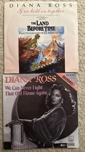 Diana Ross If We Hold On Together Lot 7" Vinyl 1988 MCA we could never - Picture 1 of 4