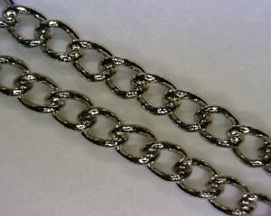 18.75" 14K White Gold 0.9mm Fine Curb Chain Necklace - 0.912 grams