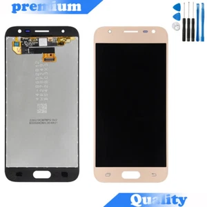 Per Samsung J330FN J3 2017 J330F Display LCD Touch Screen Oro + Strumenti - Foto 1 di 1