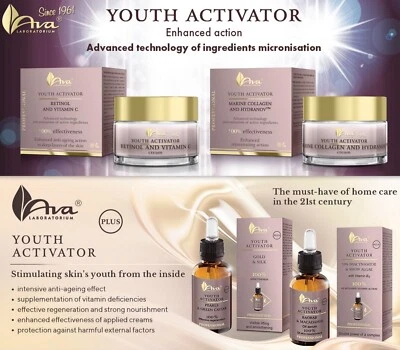 Ava Youth Activators-Peptide PROGELINE TM-Hydranov-PeptanCollagen-PhytoCellTec - Image 1 of 4