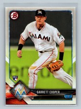2018 Bowman Rookie Garrett Cooper #74 Miami Marlins