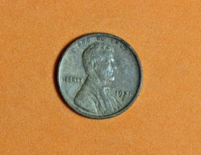 1921-S Lincoln Wheat Cent #P04002 - Image 1 of 2