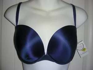 3324 Le Mystere  Infinite Underwire Convertible T-Shirt Bra, 34DD/E, Deep Navy - Picture 1 of 2