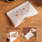 Print Mini Cosmetic Bag Automatic Closed Coin Purse Leaf Spring Bag For Wome _cu