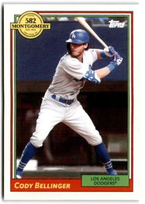 2022 Topps 582 Montgomery Club Lost Design Set 2 #8 CODY BELLINGER  Dodgers  - Image 1 of 2