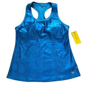 Eleven Venus Williams Moon Desert Shelf BH-Tanktop Größe Small Aqua Snake Neu mit Etikett - Bild 1 von 9