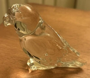 Prinzessin Haus Haustiere Bleikristall Sittich Vogel 3" Briefbeschwerer Figur 822 - Bild 1 von 5