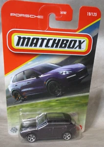 Matchbox 1-125 Series #19 Porsche Cayenne Turbo in Dk Plum 1/64 diecast - Imagen 1 de 4