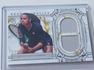 2024 Topps Royalty Tennis ROBIN MONTGOMERY Regalia Relic #13/50 Patch Free Post - Picture 1 of 2