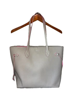 Bolso de hombro Lodis grande de cuero granulado marrón equipaje de viaje suave como la mantequilla Foto 1 de 4