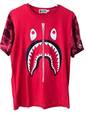 Рубашка WMG/2-сторонняя/A Bathing Ape с камуфляжными рукавами/красная/размер средний - Изображение 1 из 4