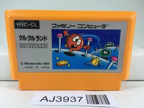 AJ3937 Clu Clu Land Nintendo Famicom NES Japan
