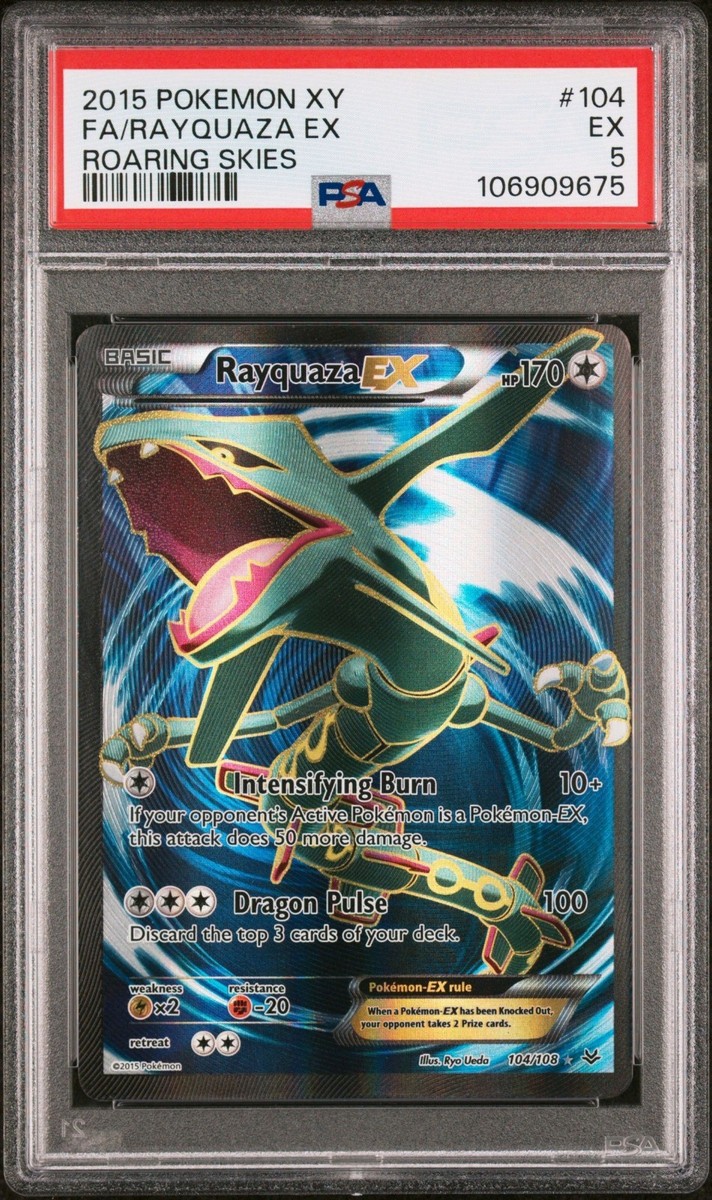 Rayquaza Pokémon TCG Professional Sports Authenticator (PSA Rayquaza Pokémon TCG Professional Sports Authenticator (PSA