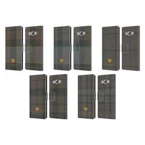 OFFICIAL OUTLANDER TARTANS LEATHER BOOK WALLET CASE COVER FOR SAMSUNG PHONES 3 - Picture 1 of 11